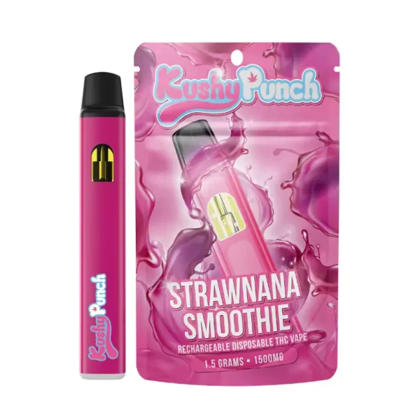 Kushy Punch Disposable-Strawnana-Smoothie Kushy Punch Disposable
